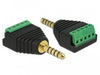 EAN 4043619659487 - DeLOCK 65948 cambiador de género para cable 4.4 mm Terminal Block Negro, Verde imagen 1