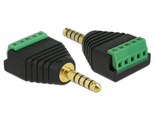 EAN 4043619659487 - DeLOCK 65948 cambiador de género para cable 4.4 mm Terminal Block Negro, Verde imagen 1