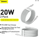 EAN 6953156230323 - Baseus TZCATLZJ-02 cable de conector Lightning 1,5 m Blanco imagen 3