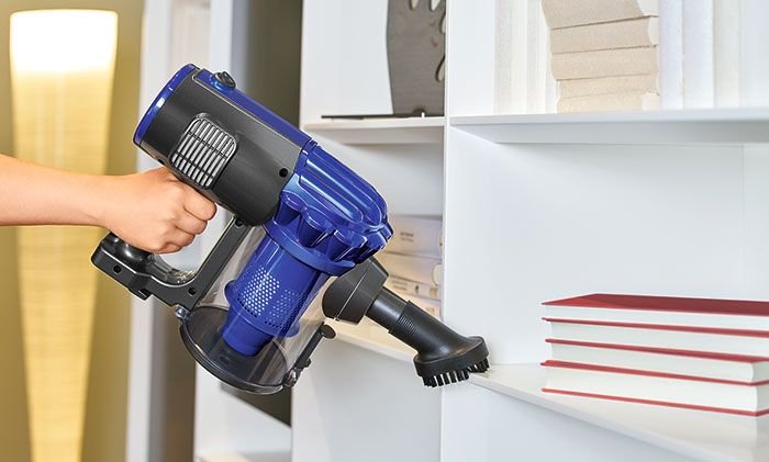 EAN 4004470194838 - Bomann BS 1948 CB N Aspiradora escoba 2 en 1 Corriente alterna Secar HEPA Sin bolsa 600 W Azul imagen 3