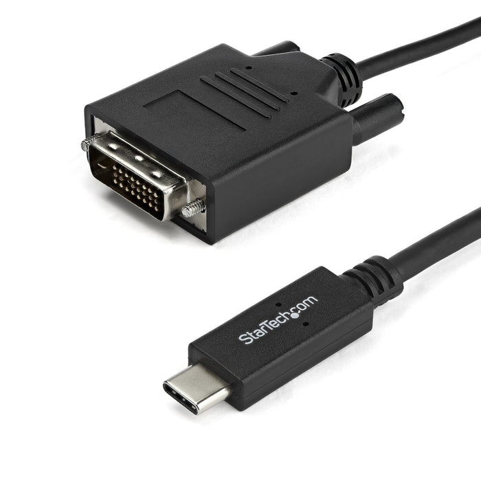 EAN 0065030866460 - StarTech.com CDP2DVIMM1MB adaptador de cable de vídeo USB Tipo C DVI-D imagen 1