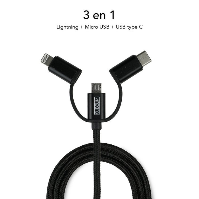 EAN 8436586740764 - SUBBLIM SUB-CHG-4CC002 cargador de dispositivo móvil Universal Negro Encendedor de cigarrillos Carga rápi imagen 11