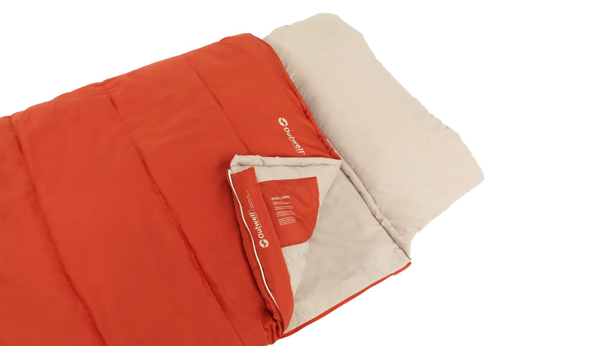 EAN 5709388158901 - Outwell Contour Lux Adulto Saco de dormir rectangular Poliéster Rojo imagen 2