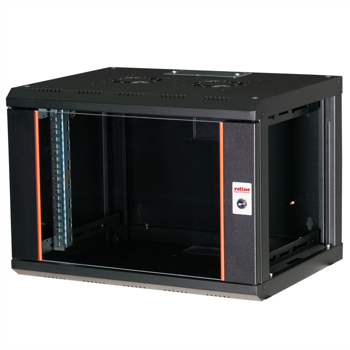EAN 7630049601734 - ROLINE 26.21.0170 armario rack 7U Bastidor de pared Negro imagen 2