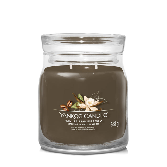 EAN 5038581125091 - Yankee Candle Vanilla Bean Espresso vela Alrededor Café, Vainilla Marrón 1 pieza(s) imagen 1