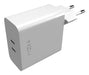 EAN 8591680150014 - FIXED FIXC65-2C-WH cargador de dispositivo móvil Portátil, Smartphone, Tableta Blanco Corriente alterna C imagen 1