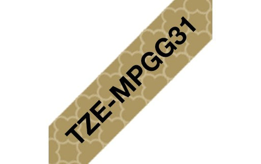 EAN 4977766770194 - Brother TZE-MPGG31 cinta para impresora de etiquetas Negro en el oro imagen 1