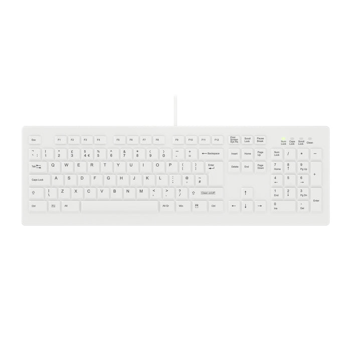 EAN 7061114569732 - Contour Design Active Key AK-C8100F-UVS-W/UK teclado Médico USB QWERTY Inglés del Reino Unido Blanco imagen 1