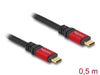 EAN 4043619806515 - DeLOCK 80651 cable USB USB4 Gen 2x2 USB C Negro, Rojo imagen 2