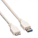 EAN 7611990172450 - VALUE 11998876 cable USB USB 3.2 Gen 1 (3.1 Gen 1) 0,15 m Micro-USB A Micro-USB B Blanco imagen 2
