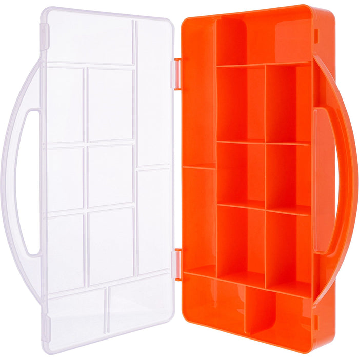 EAN 4043718331482 - InLine 43009M pieza pequeña y caja de herramientas Caja para piezas pequeñas Naranja, Transparente imagen 1