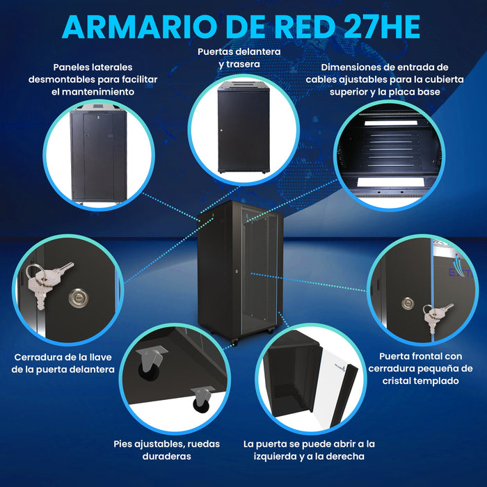 EAN 5903148911366 - Extralink EX.11366 armario rack Rack o bastidor independiente imagen 12