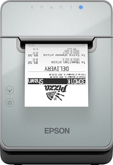 EAN 8715946734286 - Epson TM-L100 (103A0): USB, Ethernet, Serial, Linerfree, PS, UK, Black imagen 1