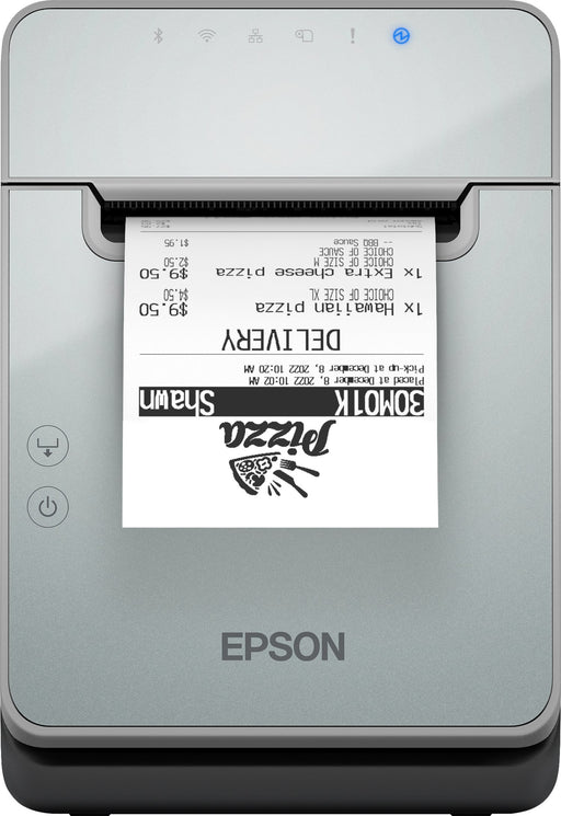 EAN 8715946734286 - Epson TM-L100 (103A0): USB, Ethernet, Serial, Linerfree, PS, UK, Black imagen 1