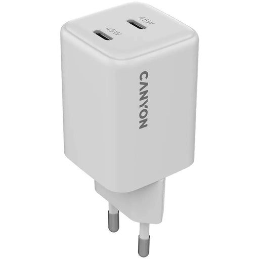 EAN 5291485016234 - Canyon CU45AC Universal Blanco Corriente alterna Carga rápida Interior imagen 1