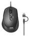 EAN 3567042032323 - Port Designs PORT Connect OFFICE+ ratón Oficina Mano derecha USB Type-A + USB Type-C Óptico 3200 DPI imagen 7