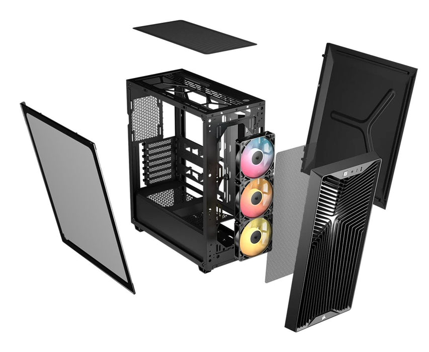EAN 840440419662 - Corsair 3200D RS ARGB Mid-Tower PC Case Midi Tower Negro imagen 3