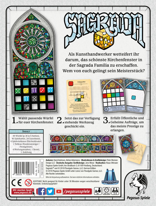 EAN 4250231715877 - Pegasus Sagrada Juego de mesa Rompecabezas imagen 4