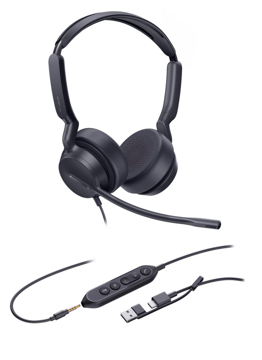 EAN 6938818325425 - Yealink UH42 SE Dual USB-C/A Headset Auriculares Alámbrico Diadema Oficina/Centro de llamadas USB Type-C  imagen 1