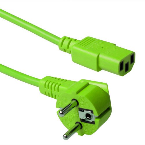 EAN 8716065305524 - ACT Schuko - C13, 1.8m Verde 1,8 m C13 acoplador imagen 1
