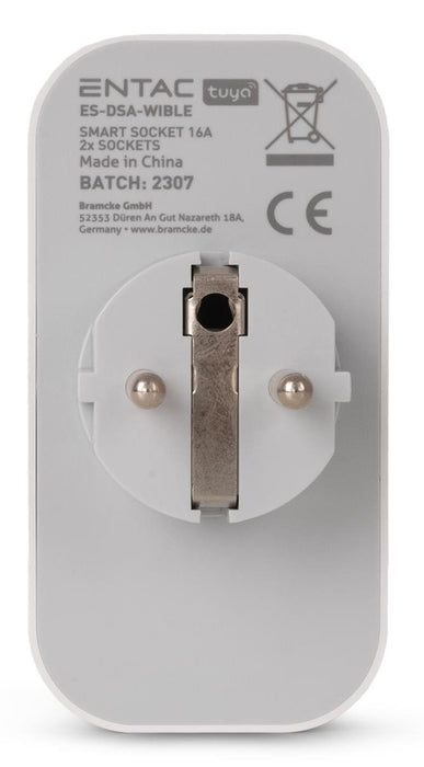 EAN 5999097954288 - Entac ES-DSA-WIBLE adaptador de enchufe eléctrico Blanco imagen 3