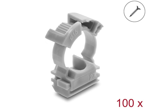 EAN 4043619220694 - DeLOCK 22069 abrazadera para cable Gris 100 pieza(s) imagen 2