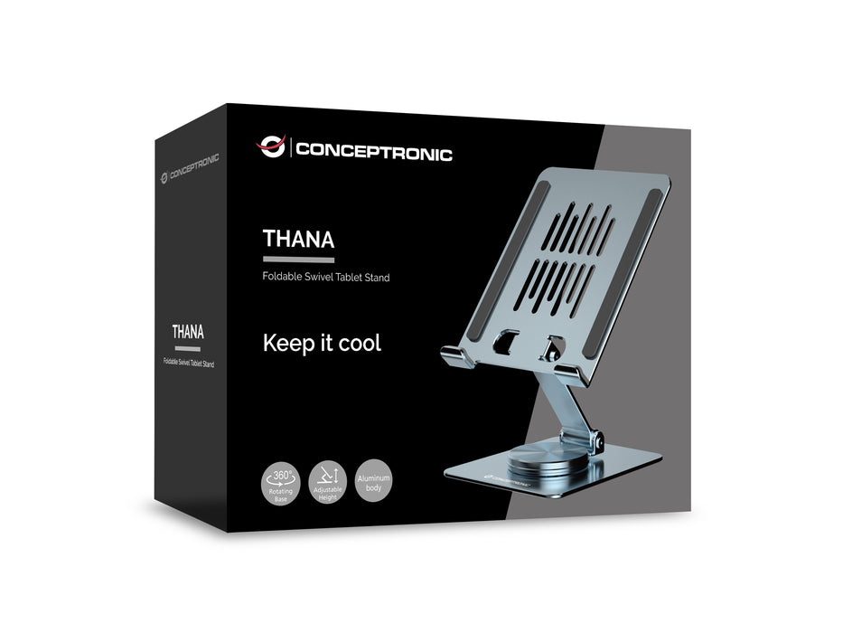 EAN 4015867243565 - Conceptronic THANA09G mueble y soporte para dispositivo multimedia Gris Tableta Carro para administración imagen 5