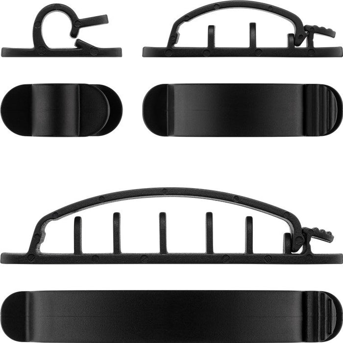 EAN 4040849706844 - Goobay 70684 organizador de cables Escritorio/pared Clip para cable Negro 6 pieza(s) imagen 1