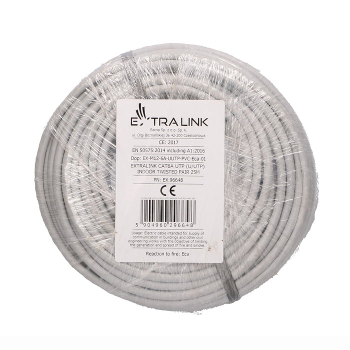 EAN 5904960296648 - Extralink CAT6A UTP (U/UTP) INDOOR TWISTED PAIR 25M cable de red imagen 3