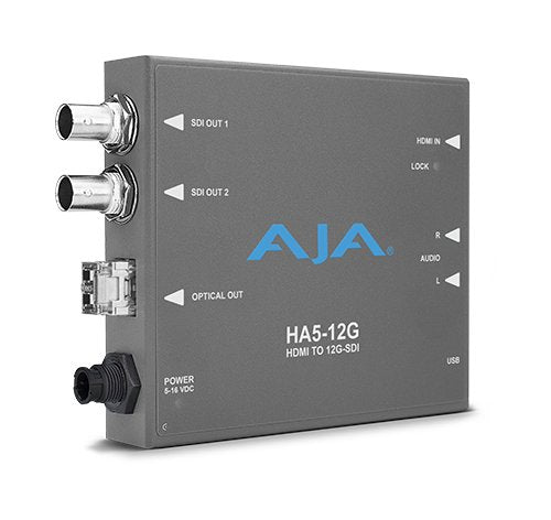 EAN 812321031508 - AJA HA5-12G-T convertidor de señal de vídeo Conversor de vídeo activo 4096 x 2160, - imagen 1