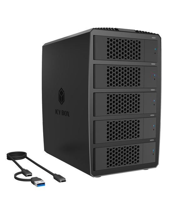 EAN 4250078175315 - ICY BOX IB-RD3705-CU3 unidad de disco multiple 0 TB Escritorio Negro imagen 1