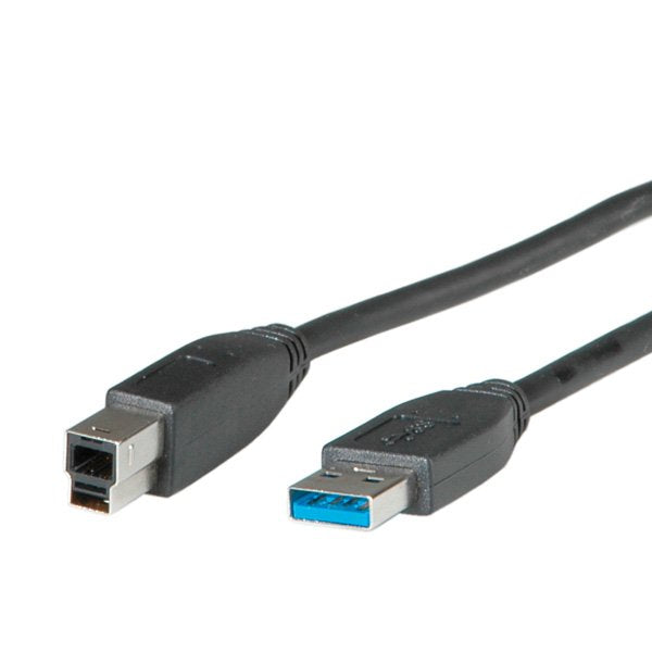 EAN 7611990196678 - ROLINE 11.02.8869 cable USB USB 3.2 Gen 1 (3.1 Gen 1) 0,8 m USB A USB B Negro imagen 1