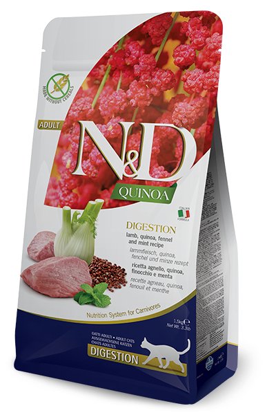 EAN 8010276035790 - Farmina Pet Food N&D Quinoa alimento seco para gatos 1,5 kg Adulto Cordero imagen 1