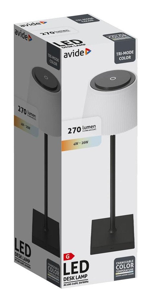 EAN 5999097955704 - Avide ABLDL-USB-B-4W lámpara de mesa LED G Negro, Blanco imagen 2