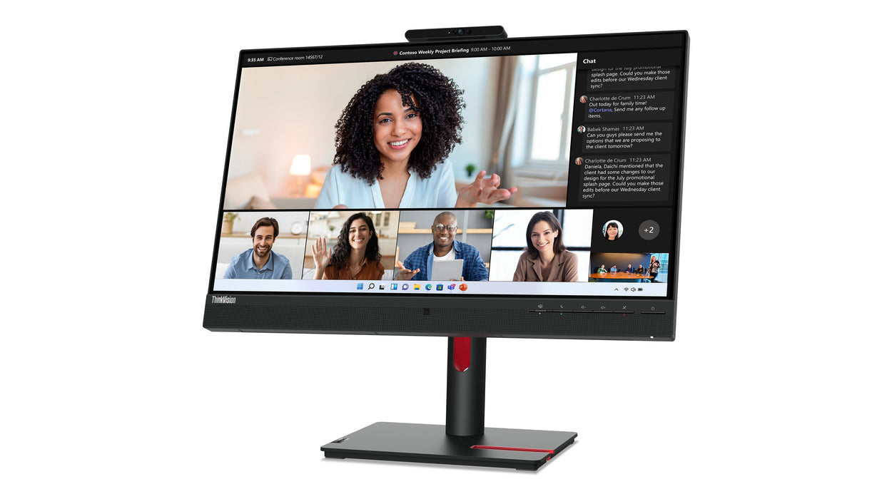 EAN 0196801934177 - Lenovo ThinkVision T24mv-30 pantalla para PC 60,5 cm (23.8") 1920 x 1080 Pixeles Full HD LED Negro imagen 3