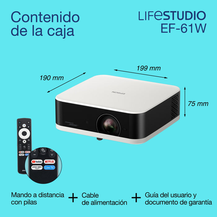 EAN 8715946741529 - Epson V11HB72040 videoproyector Proyector de alcance estándar 700 lúmenes ANSI 3LCD 1080p (1920x1080) imagen 5
