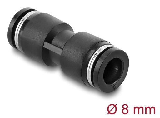 EAN 4043619607402 - DeLOCK 60740 acoplamiento y conector para máquina neumática Negro Metal, Plástico Rosca interior (hembra) imagen 1