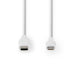 EAN 5412810315505 - Nedis CCGW39650WT10 cable de conector Lightning 1 m Blanco imagen 2