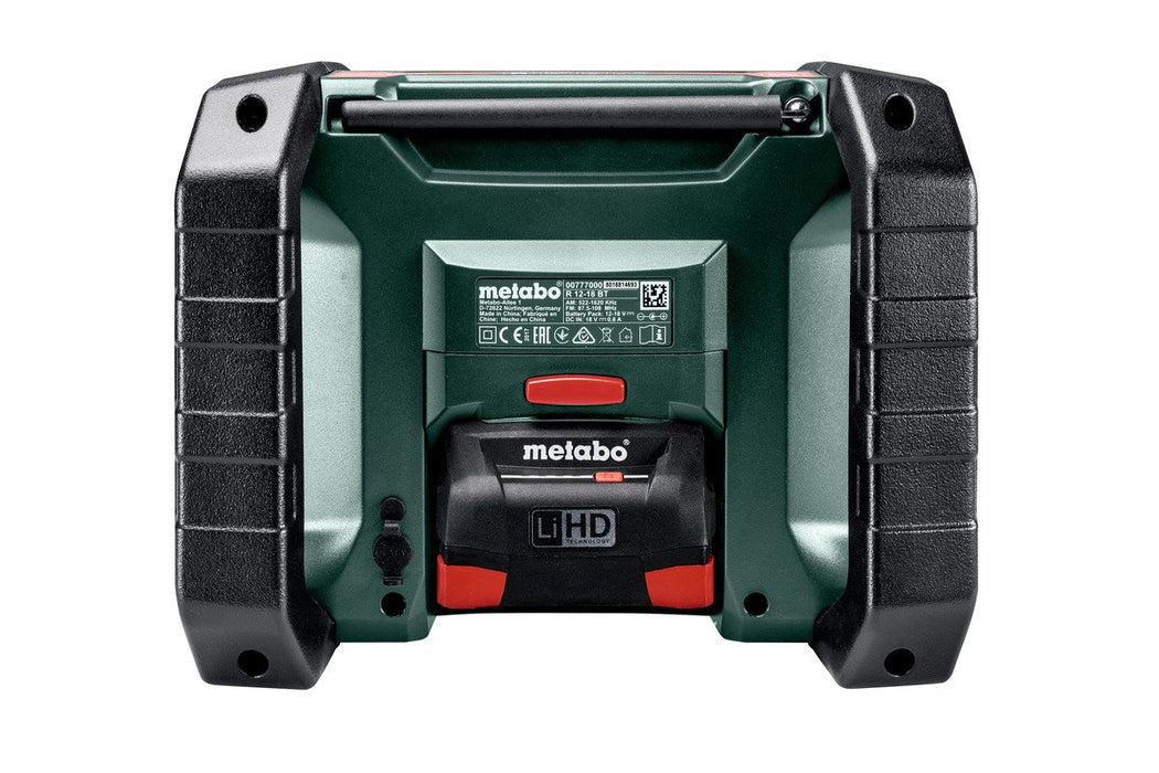 EAN 4007430341488 - Metabo R 12-18 DAB+ BT Portátil Digital Negro imagen 3