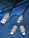 EAN 6922794752863 - Vention CQJHG cable de teléfono móvil Gris, Negro 1,5 m USB A Lightning + micro-USB B + USB C imagen 8