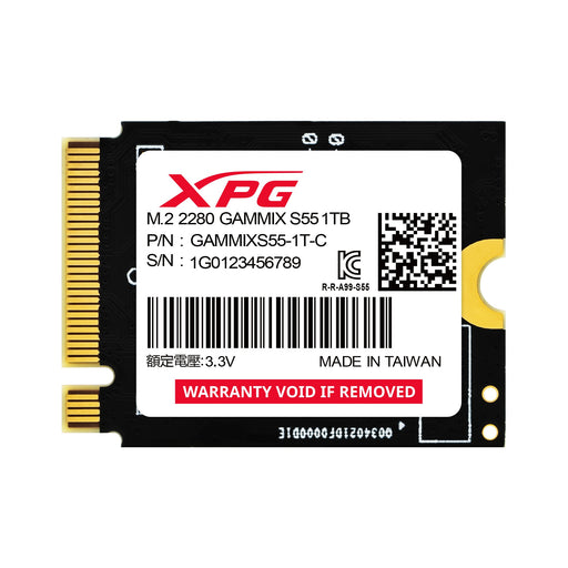 EAN 4711085942357 - XPG SGAMMIXS55-1T-C unidad de estado sólido 1 TB M.2 PCI Express 4.0 NVMe 3D NAND imagen 1