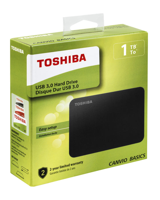 EAN 4260557510018 - Toshiba Canvio Basics disco duro externo 1 TB 2.5" Micro-USB B 3.2 Gen 1 (3.1 Gen 1) Negro imagen 14