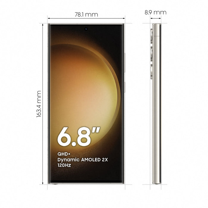 EAN 8806094734447 - Samsung Galaxy S23 Ultra SM-S918B 17,3 cm (6.8") SIM doble Android 13 5G USB Tipo C 8 GB 256 GB 5000 mAh  imagen 3