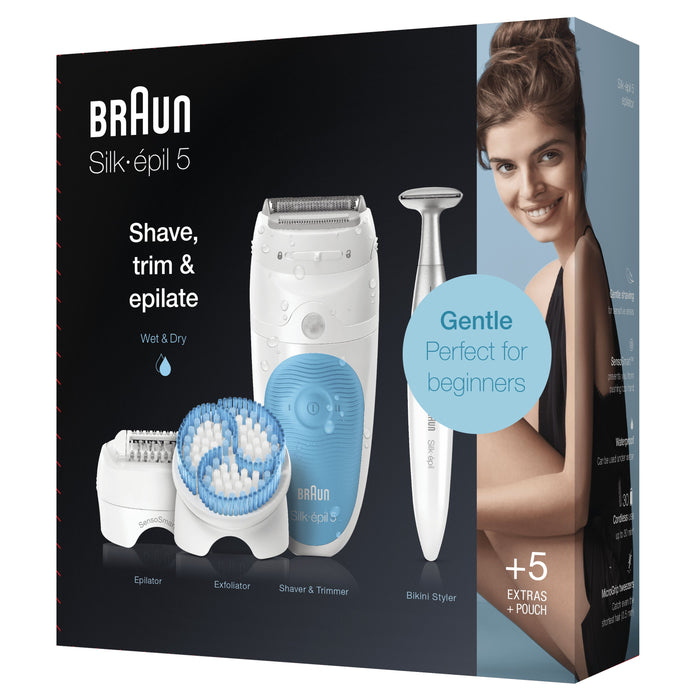 EAN 8001090955395 - Braun Silk-épil 5 5-815 20 pinzas Azul, Blanco imagen 4
