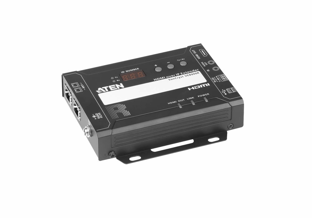 EAN 4719264645662 - ATEN VE8900R-AT-G extensor audio/video Receptor AV Negro imagen 4