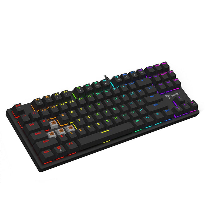 EAN 5901986048619 - Savio SAVGK-TEMPEST X2 BROWN teclado Universal USB QWERTY Negro imagen 4