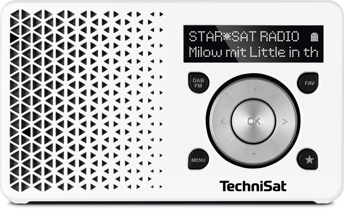 EAN 4019588149977 - TechniSat DigitRadio 1 Portátil Digital Plata, Blanco imagen 1