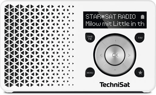 EAN 4019588149977 - TechniSat DigitRadio 1 Portátil Digital Plata, Blanco imagen 1