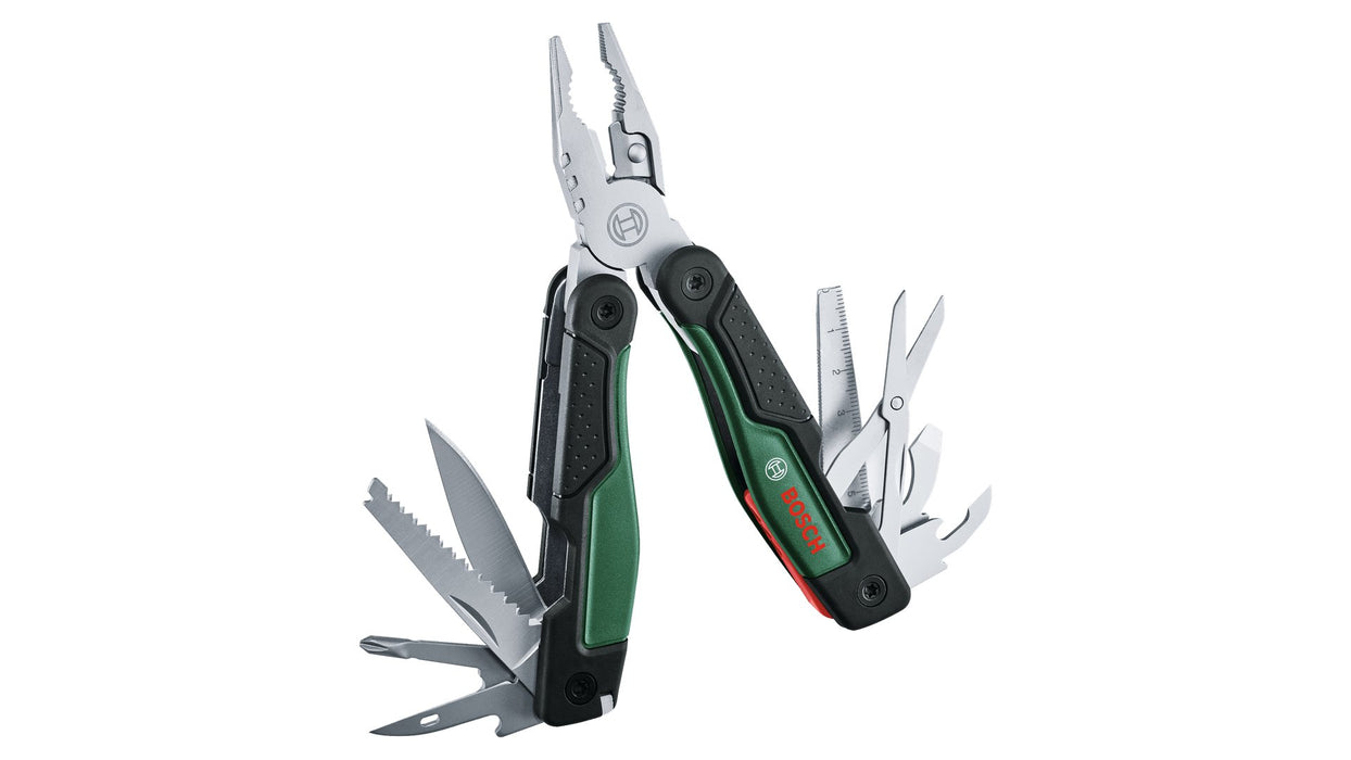 EAN 4053423254082 - Bosch 1 600 A02 Z98 alicate multiherramienta para bolsillo 16 herramientas Negro, Verde imagen 1