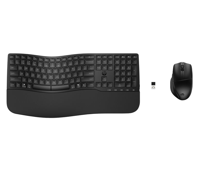 EAN 198122954742 - HP 685 CFT DUAL-MODE KB/MSE COMBO teclado Ratón incluido Oficina RF Wireless + Bluetooth Negro imagen 2